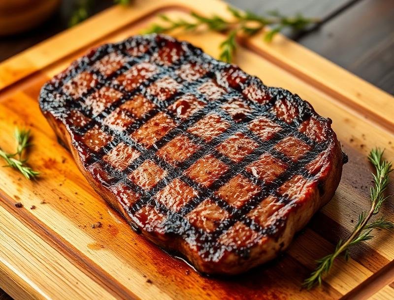 Deliciosa carne a la parrilla