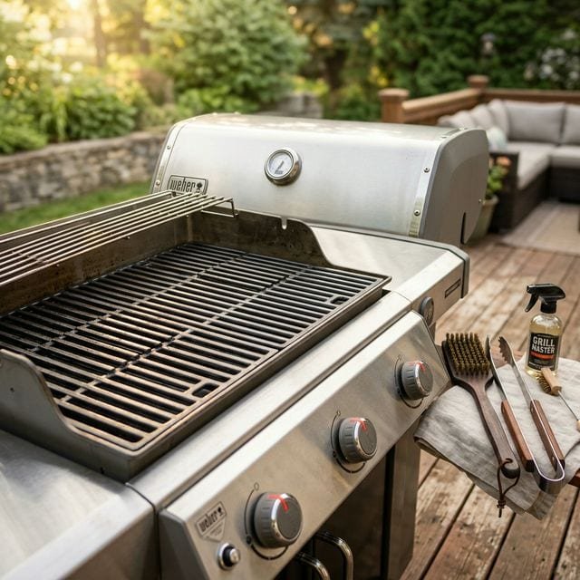 Mantenimiento de asador a gas