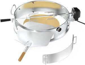 Kit de anillos de asador de acero inoxidable Weber