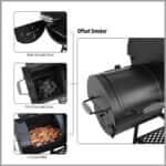 Royal Gourmet parrilla de carbón CC1830F en asadoresyparrillas.com