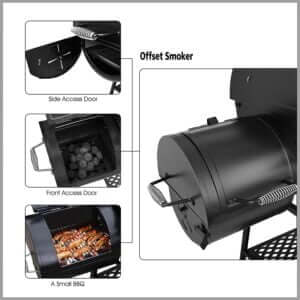 Royal Gourmet parrilla de carbón CC1830F en asadoresyparrillas.com