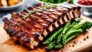 Costillas de Cerdo Asadas: Un Abrazo de Sabor en Cada Bocado