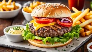 Hamburguesas de Carne de Res: El Sabor de la Felicidad en Cada Mordida